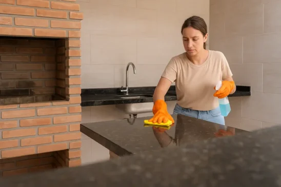 Como manter a área gourmet sempre limpa após o churrasco