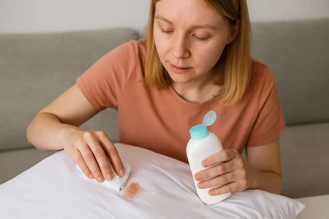 Como tirar manchas de maquiagem de fronhas