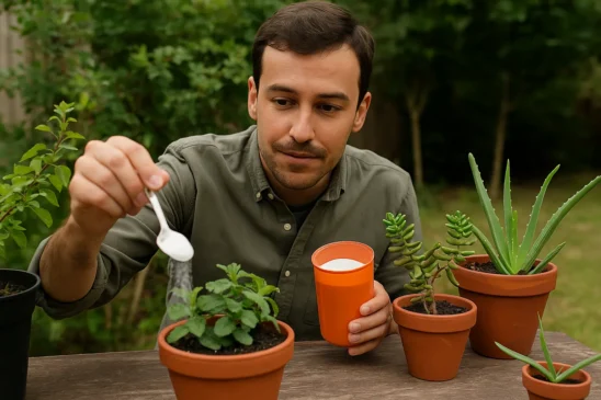 Como usar bicarbonato de sódio para fortalecer suas plantinhas