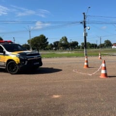 O treinamento ocorreu no Parque de Exposições Dandãezinho e foi dividido em três turmas (Foto: Ascom/Detran-RR)
