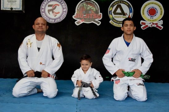 Alex Prestes, Anthony Prestes e João Prestes. (Foto: Wenderson Cabral)