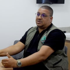 Alex de Andrade, consultor de segurança do trabalho, afirma que a plataforma registra todos os riscos aos quais os trabalhadores estão expostos e como as empresas atuam para protegê-los. (Foto: Wenderson Cabral)