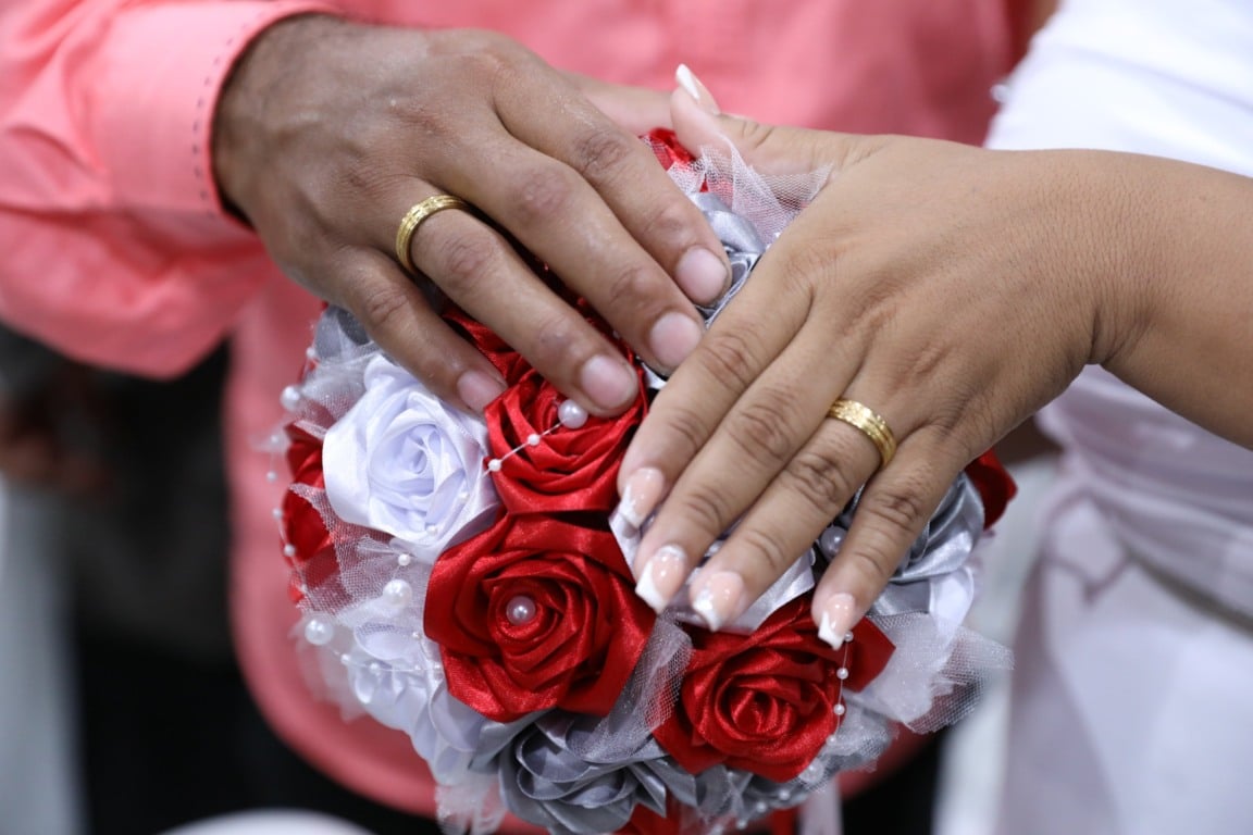 A iniciativa oferece a gratuidade completa do processo de casamento civil para até 120 casais (Foto: ASCOM/DPERR)