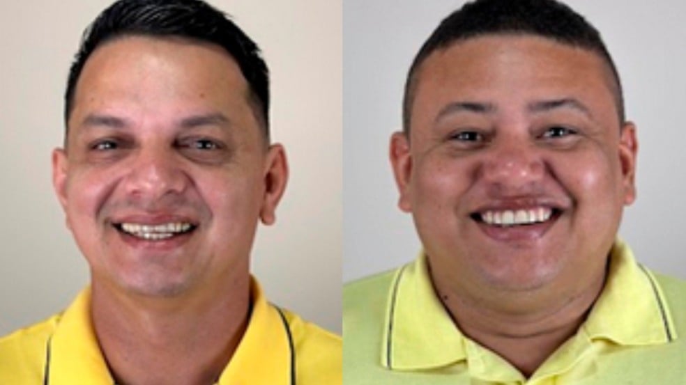 Os vereadores Edmar de Souza Braga e Gidalias da Silva Assis (Fotos: Divulgação)