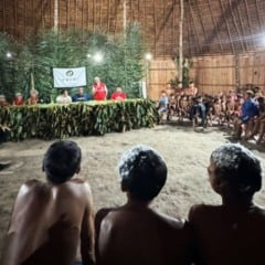 Evento do Ministério da Saúde na Terra Indígena Yanomami em 2024