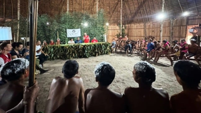 Evento do Ministério da Saúde na Terra Indígena Yanomami em 2024