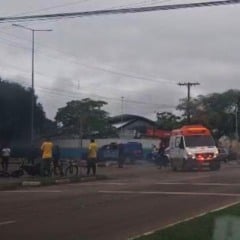 Acidente entre motos ocorreu no bairro 13 de Setembro (Foto: Reprodução)