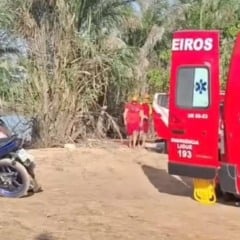 Vítima chegou a ser socorrida por equipes do Corpo de Bombeiros, mas não resistiu (Foto: Reprodução)