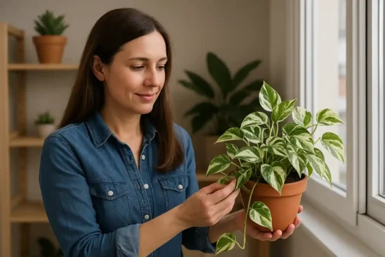 Jiboia Njoy 3 passos para planta saudável