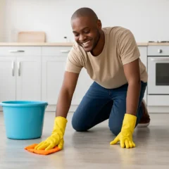 Mistura caseira que remove gordura de piso na hora sem esforço