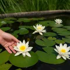 Ninféia 3 cuidados para manter no lago do jardim