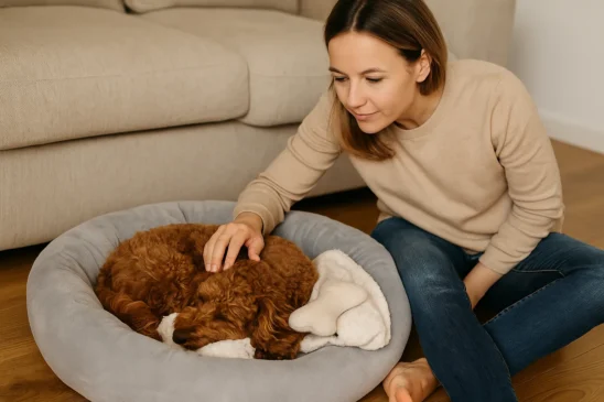 O que colocar na caminha do seu pet para ele dormir mais tranquilo