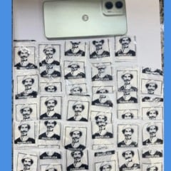 Porções de cocaína com imagem do Seu Madruga