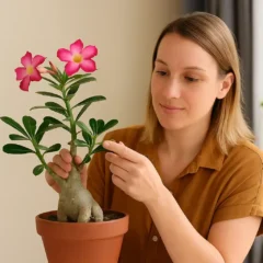 Rosa-do-deserto o que exige para florescer com força