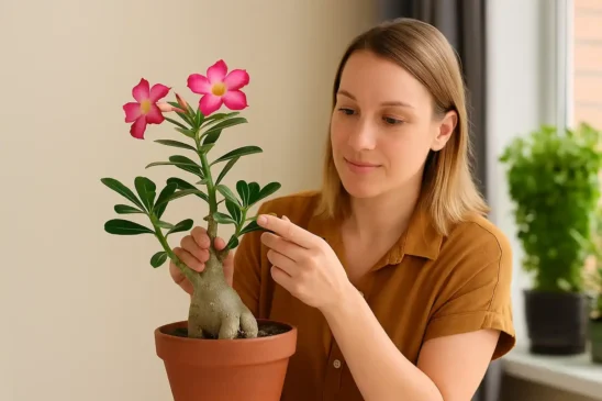 Rosa-do-deserto o que exige para florescer com força