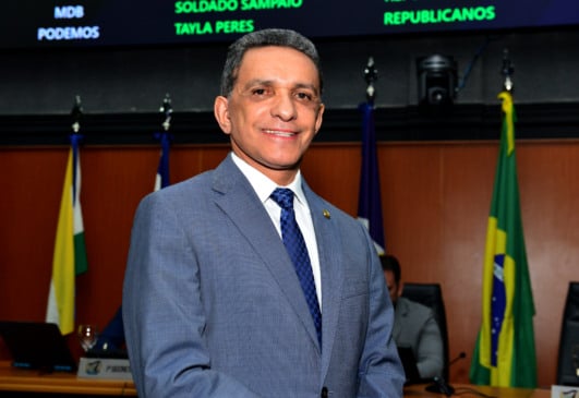 O senador Mecias de Jesus após sabatina na Assembleia (Foto: Nilzete Franco/FolhaBV)