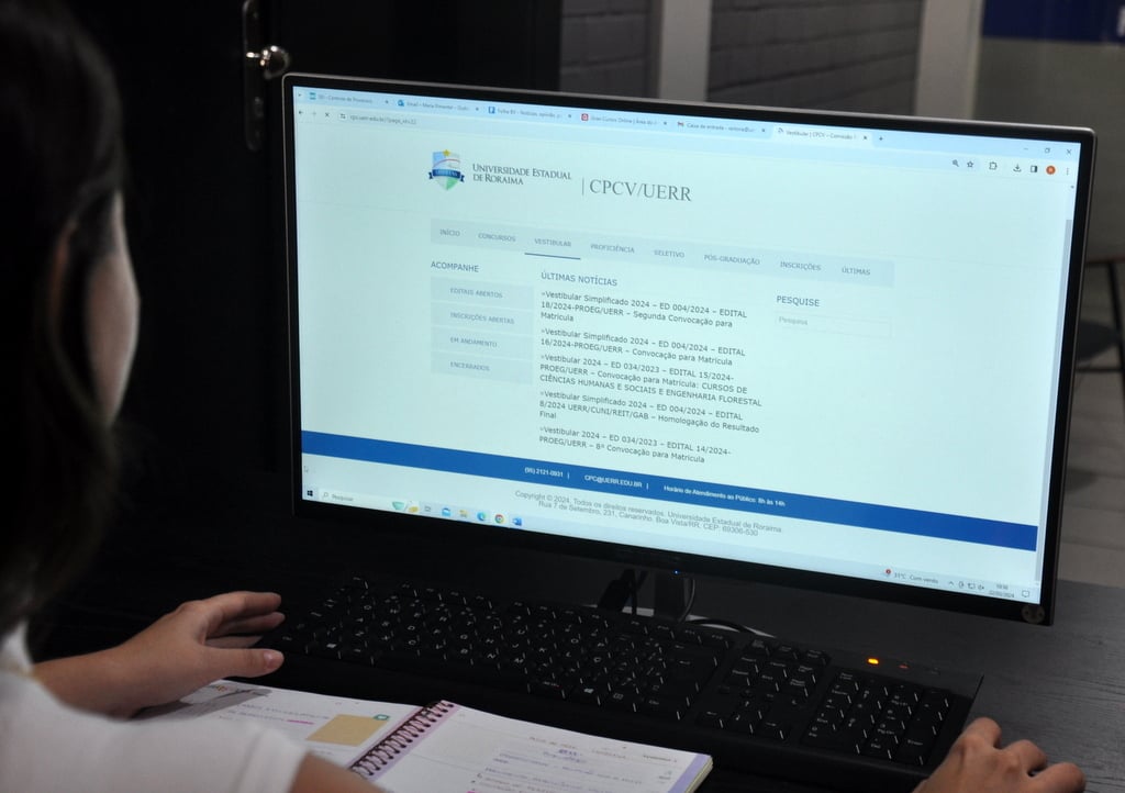 A taxa de inscrição é de R$ 100 e o edital está disponível na página da Comissão Permanente de Concursos e Vestibular. (Foto: Divulgação/UERR)
