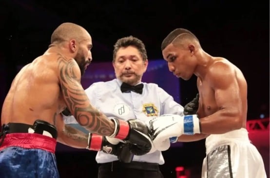 Guidson Matias (à direita) faz luta do card preliminar do Outboxing Fight Night. (Foto: Reprodução/Instagram/@guidsonteam)