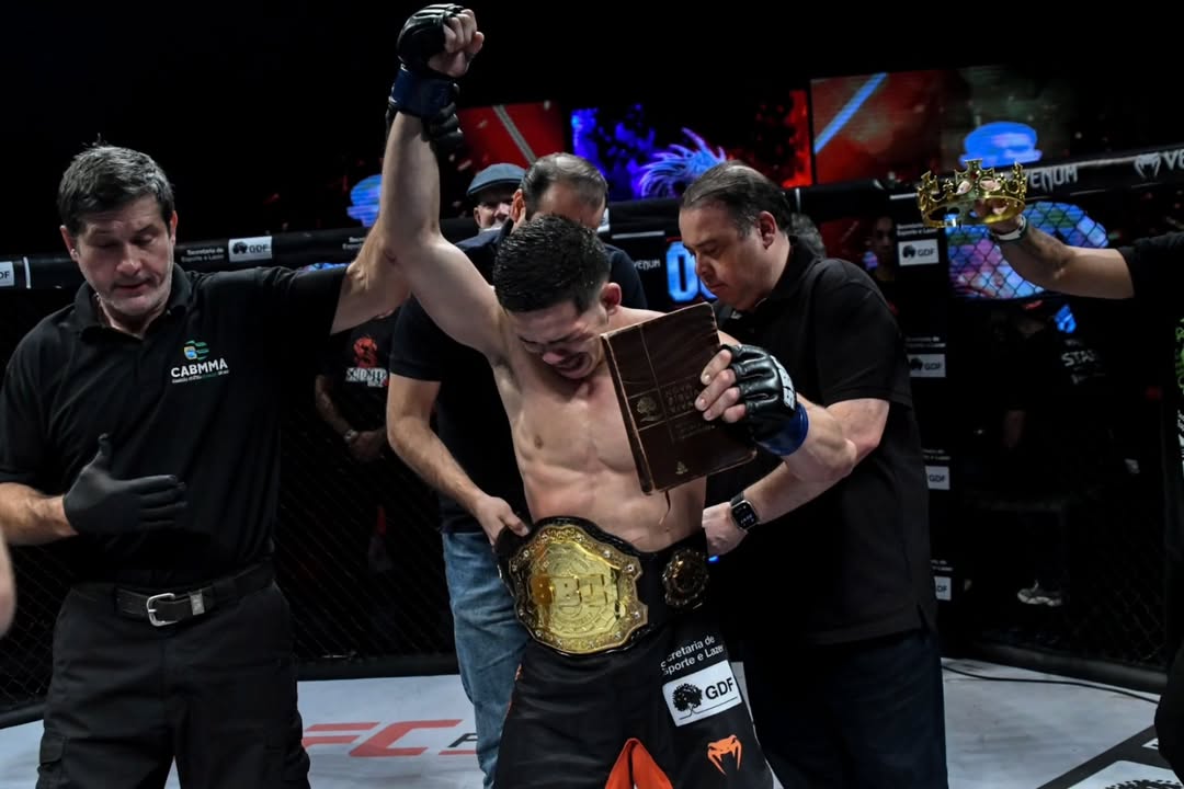 Roraimense conquista cinturão do peso-galo do Shooto Brasil. (Foto: Reprodução)
