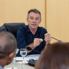 O governador Antonio Denarium