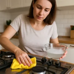 Truque simples mantém o fogão limpo por mais tempo