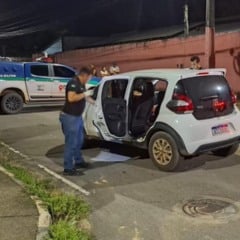 Veículo onde as vítimas foram executadas