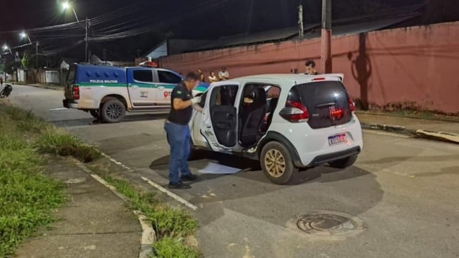 Veículo onde as vítimas foram executadas