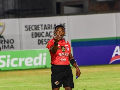 Árbitro Daniel Alejandro da Federação Roraimense de Futebol foi escalado para apitar confronto de mata-mata da Série D. (Foto: ASCOM/FRF)
