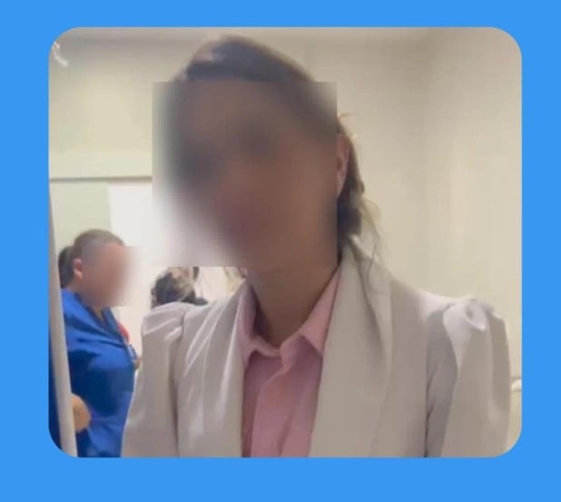 Médica Jéssica Beatriz de Almeida envolvida na confusão (Foto: Reprodução) 