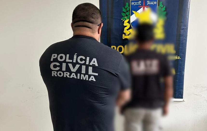 Prisão foi efetuada por agentes da Polícia Civil (Foto: ASCOM/PCRR)