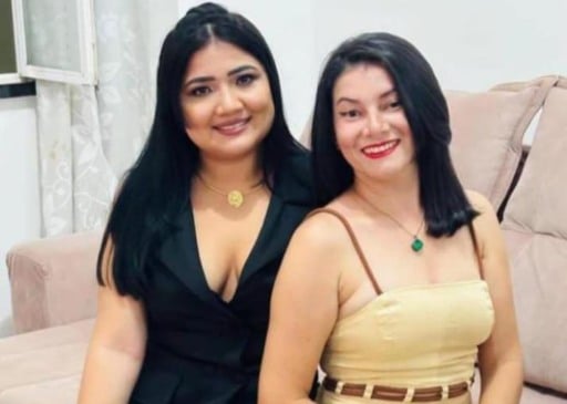 Érica e Ana Cristina morreram no local do acidente (Foto: Divulgação) 