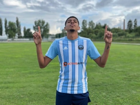 Roraimense assina contrato com clube da Eslováquia. (Foto: Arquivo pessoal)