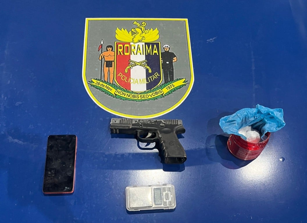 Homem é preso após agredir esposa e ser acusado de comercializar droga em casa