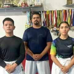Parte da delegação de Karatê que representará Roraima no Jub's. (Foto: Divulgação)