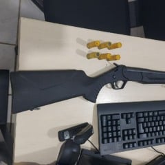 Arma apreendida (Foto: Divulgação)