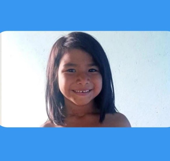 Geovana Evelyn foi encontrada no período da tarde (Foto: Divulgação) 