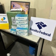 Medicamentos foram interceptados durante uma entrega dos correios - Foto: Receita Federal