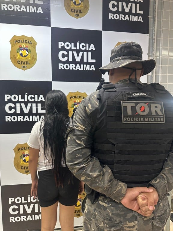 Mulher é presa com drogas no bairro Treze de Setembro em Boa Vista