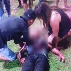 A vítima chegou a ser socorrida, mas não resistiu aos ferimentos (Foto: Divulgação) 