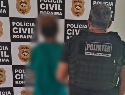 Prisão foi efetuada por agentes da Polinter (Foto: Ascom/PCRR)