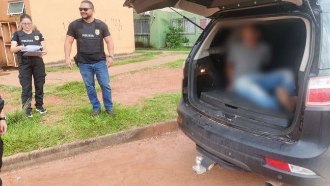 A ação, que foi realizada nessa quinta-feira (21), faz parte da Operação Shamar e a prisão foi realizada pela Polícia Civil de Roraima. (Foto: Divulgação)