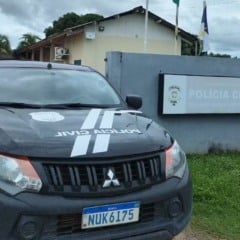 Fachada da Delegacia de Normandia, em Roraima. (Foto: Arquivo/PCRR)