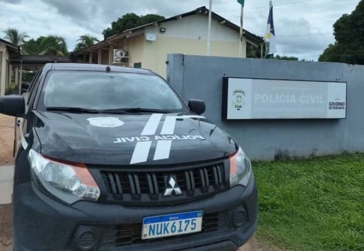 Fachada da Delegacia de Normandia, em Roraima. (Foto: Arquivo/PCRR)