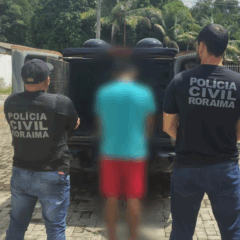 Inicialmente, Y. M. S. B. negou o crime, mas depois confessou o estupro da enteada de 7 anos. (Foto: Divulgação/PCRR)