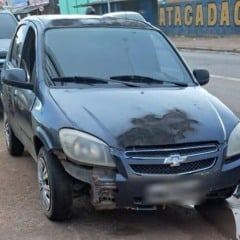 Veículo apreendido com o autônomo (Foto: Divulgação) 
