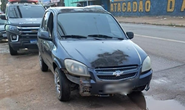 Veículo apreendido com o autônomo (Foto: Divulgação) 