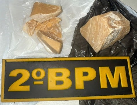 Droga apreendida (Foto: Divulgação) 