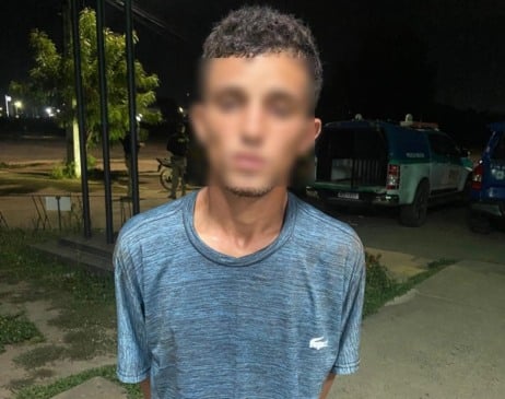 O suspeito foi apresentado na Delegacia de Polícia (Foto: Divulgação) 