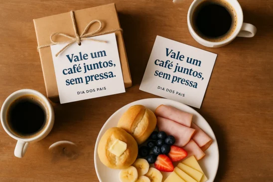 Em tempos de correria, oferecer momentos de qualidade é um presente raro — e inesquecível (Foto Divulgação)