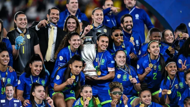 Brasil conquista nono título da Copa América. (Foto: Divulgação)